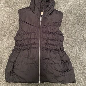 Michael kors puffer hooded vest medium